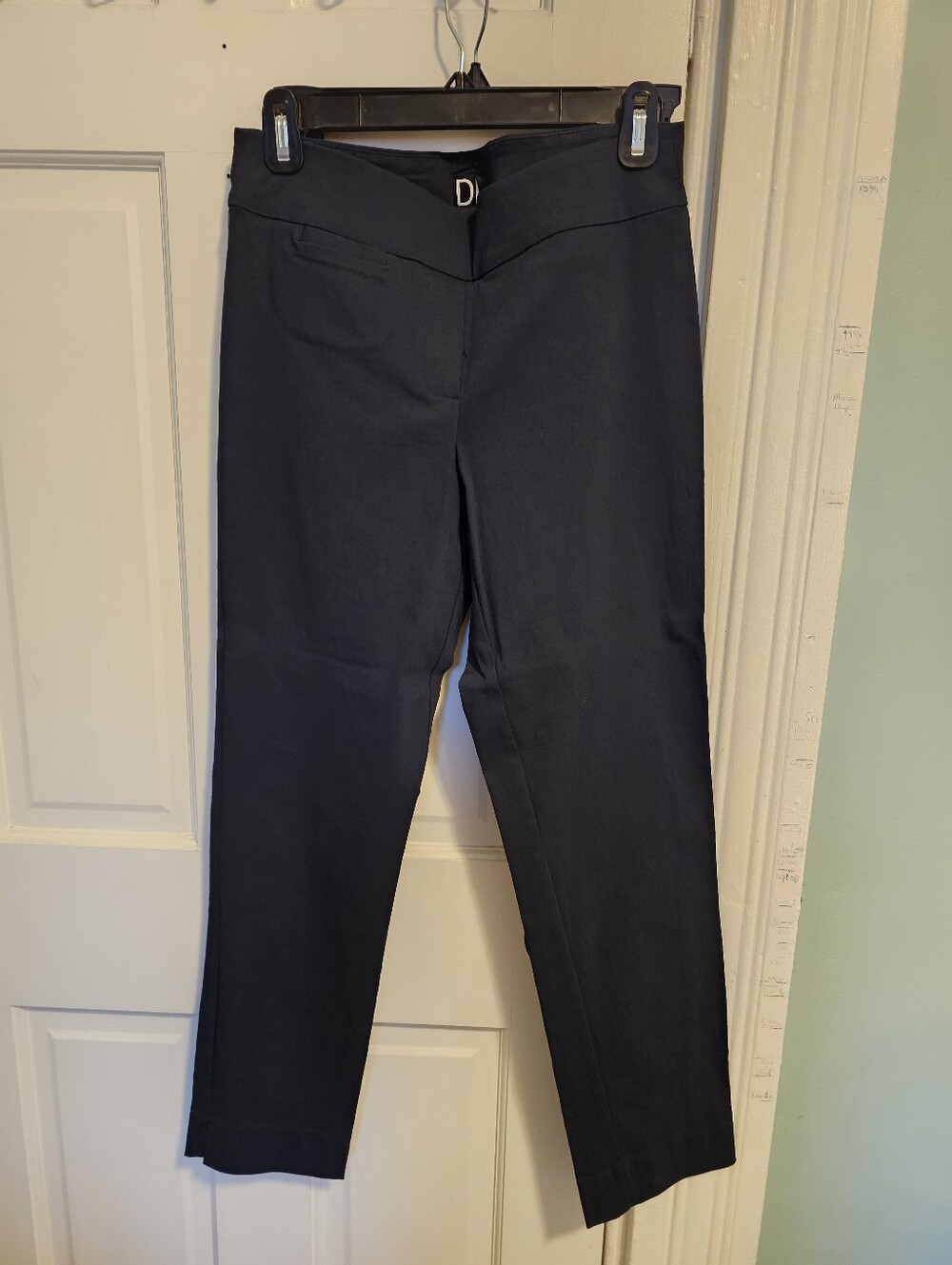 Classic Dark Blue Stretch Women’s Ponte Pants